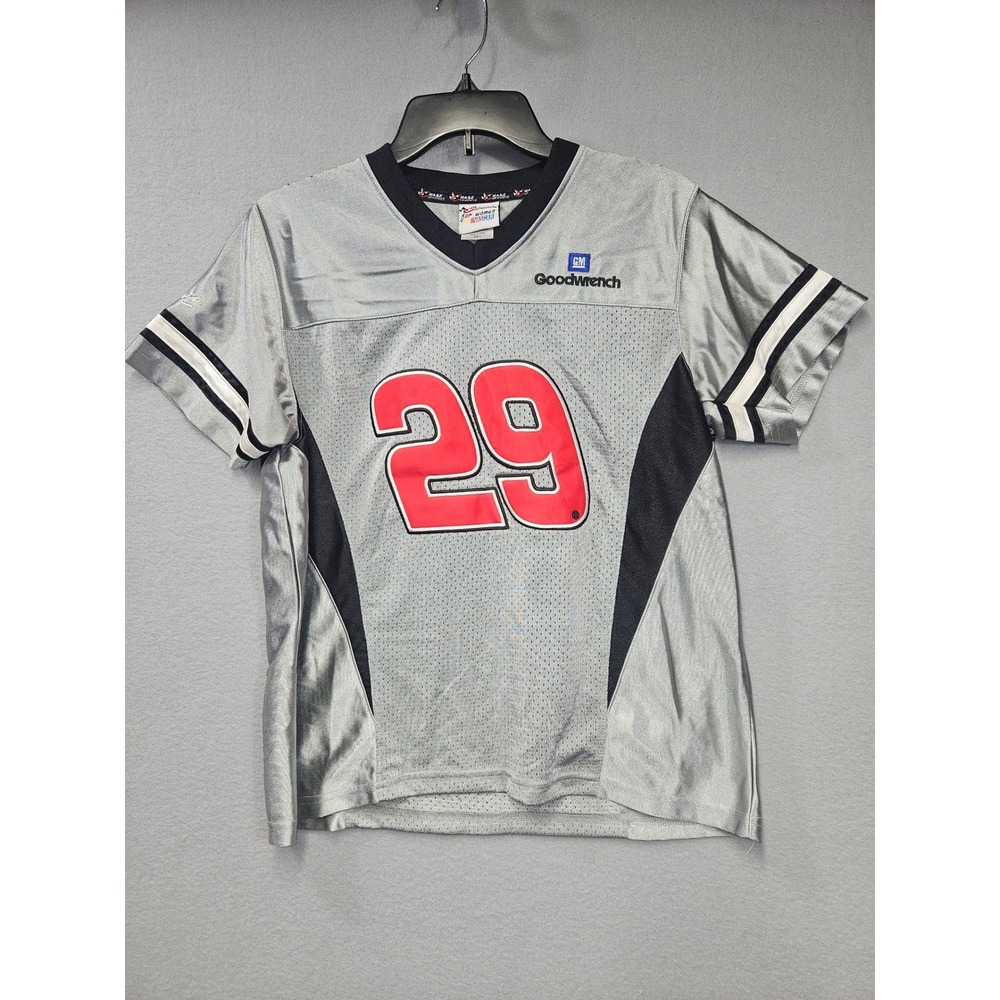 Chase Authentics NASCAR Kevin Harvick 29 GM Goodwrench Women Jersey Silver Large